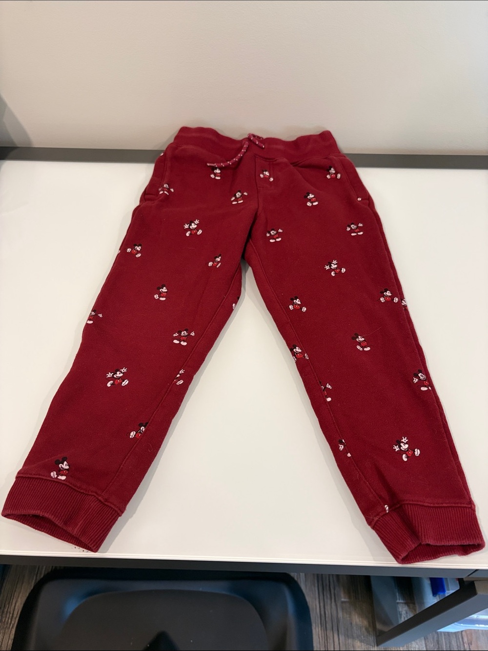 Janie and Jack x Disney Mickey Mouse Print Jogger Pants
